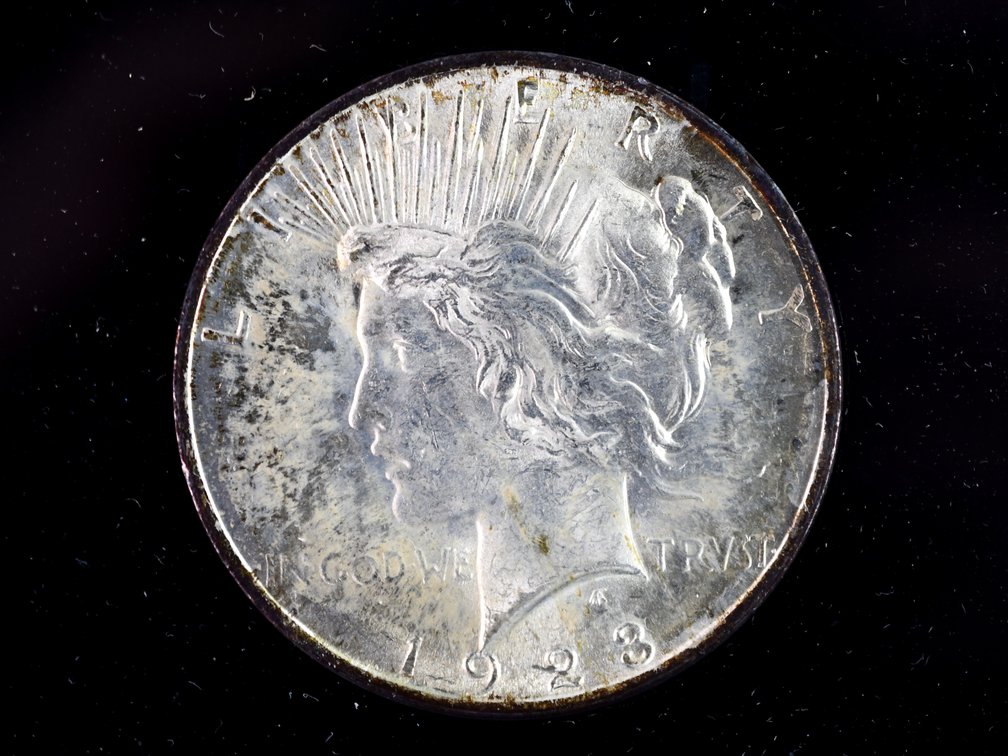 1923 United States Peace Silver Dollars, photo 9 of 10
