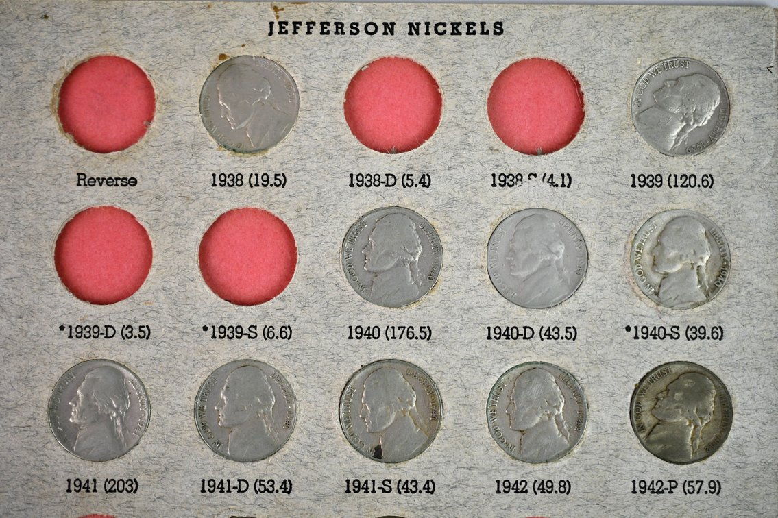 U.S. Nickel Date Collection Book, photo 2 of 16
