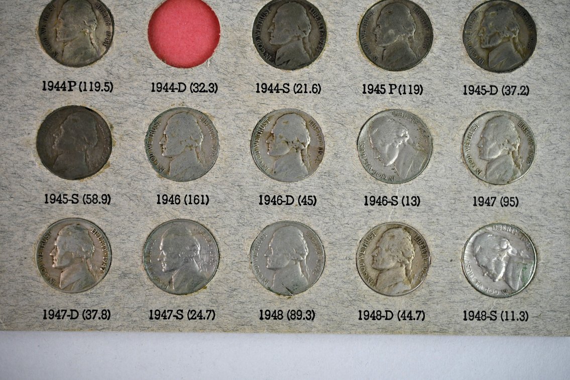 U.S. Nickel Date Collection Book, photo 4 of 16