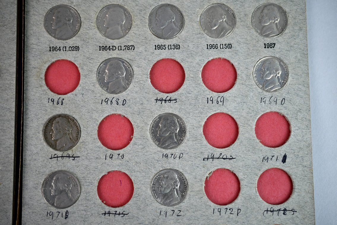 U.S. Nickel Date Collection Book, photo 8 of 16