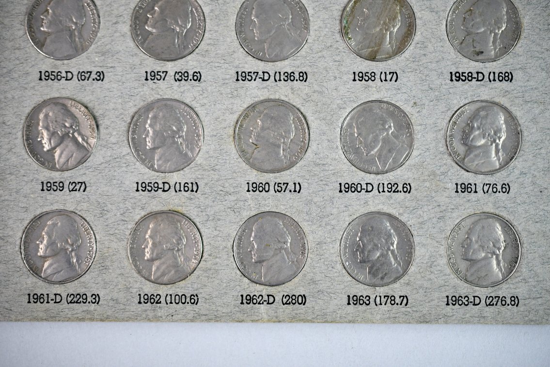 U.S. Nickel Date Collection Book, photo 7 of 16
