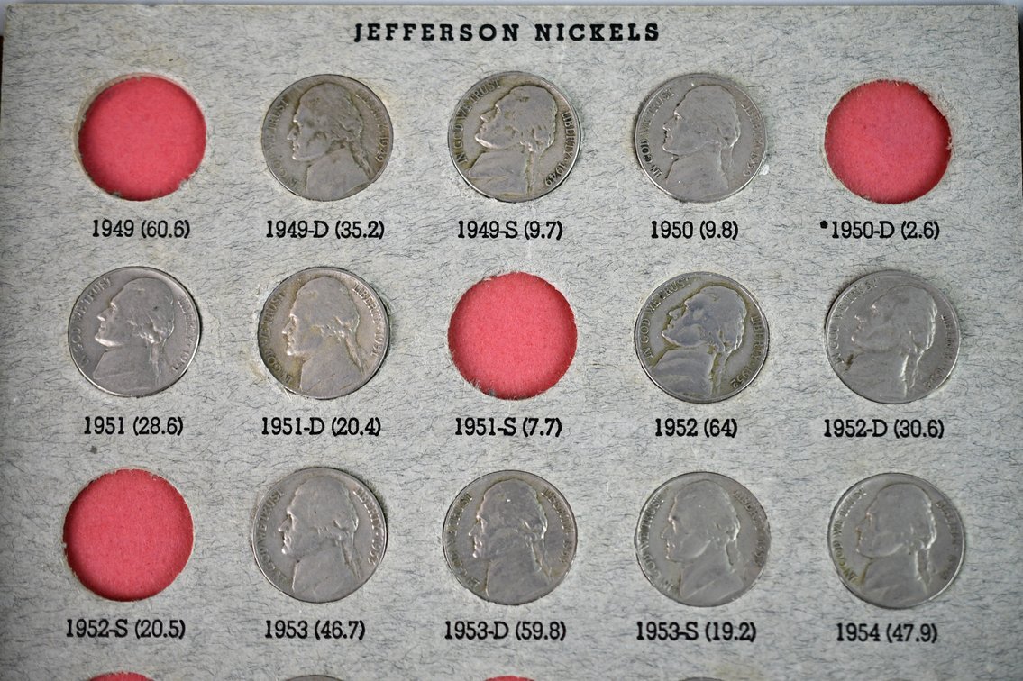 U.S. Nickel Date Collection Book, photo 5 of 16