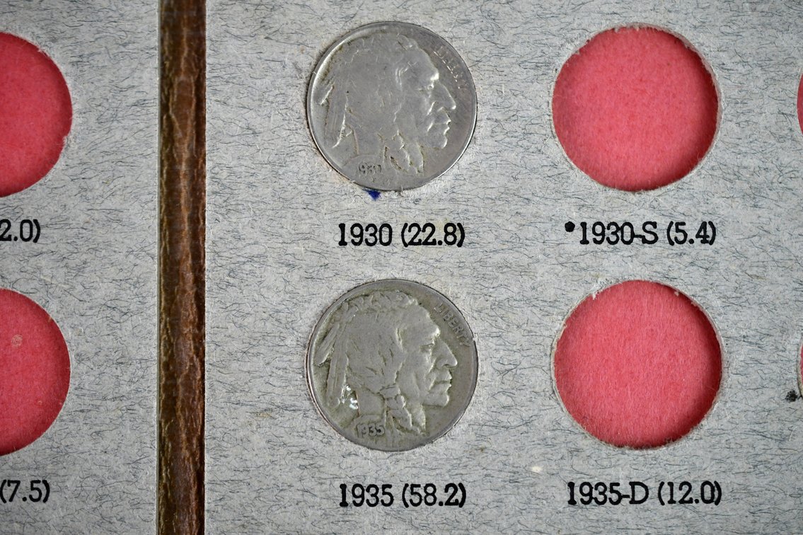 U.S. Nickel Date Collection Book, photo 15 of 16