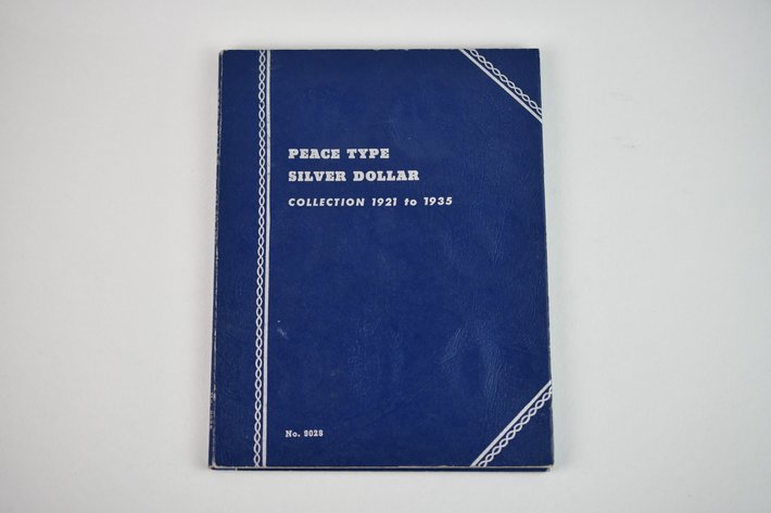 United States Peace Silver Dollars in Date Book