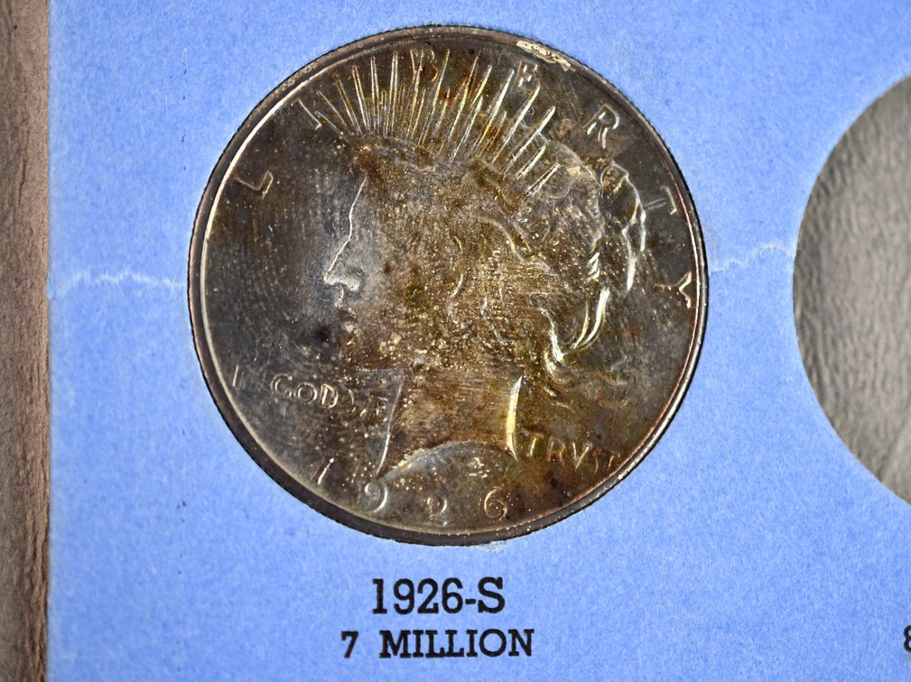 United States Peace Silver Dollars in Date Book, photo 8 of 8