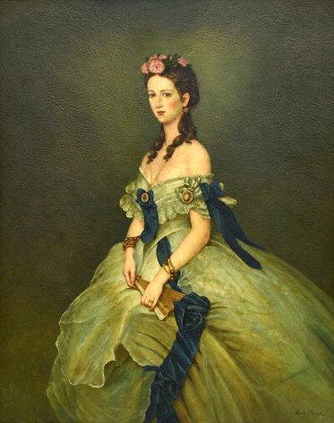 Franz Xaver Winterhalter Style Reproduction of Alexandra Of Denmark
