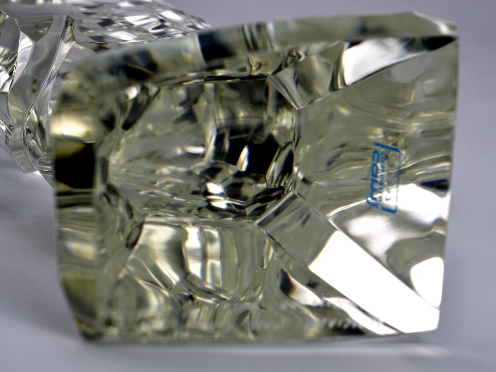 Murano Crystal Hand Chiseled Owl Sculpture, photo 20 of 23