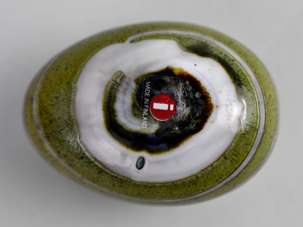 Oiva Toikka Rainbow Tern Bird w/ Glass Eggs, photo 20 of 26