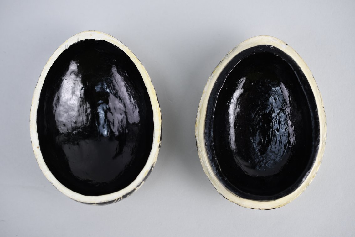 Arabia Hubertus Bird Plate, Decorative Egg Box & Stone Eggs, photo 11 of 22