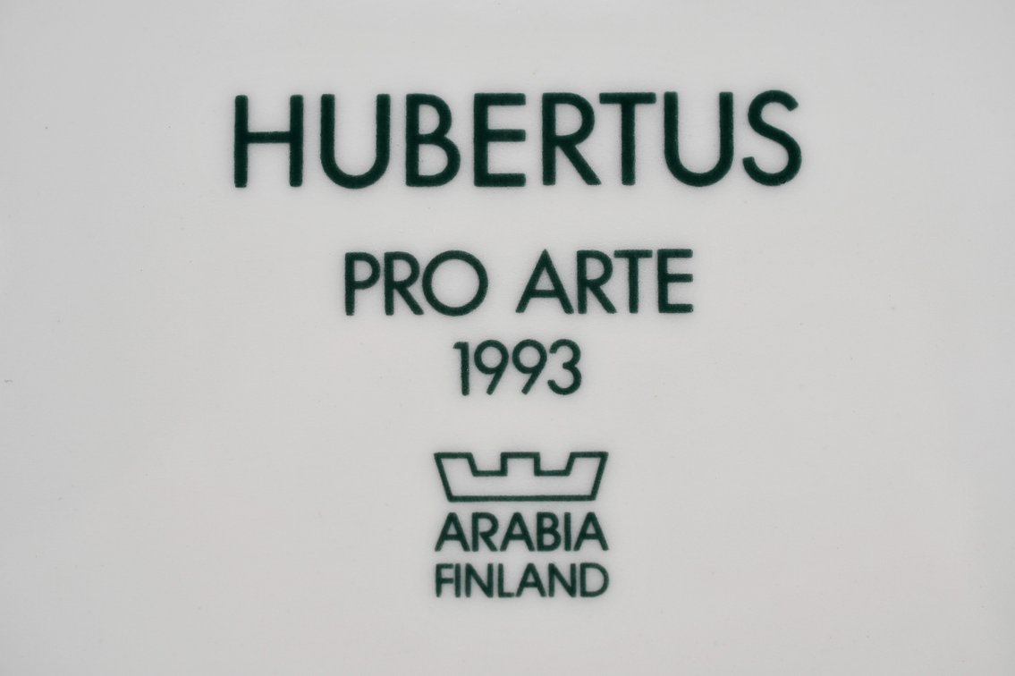 Arabia Hubertus Bird Plate, Decorative Egg Box & Stone Eggs, photo 7 of 22