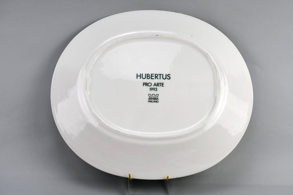 Arabia Hubertus Bird Plate, Decorative Egg Box & Stone Eggs, photo 6 of 22