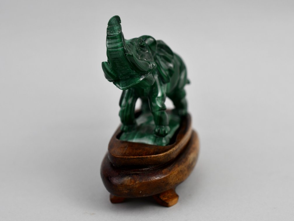 Turquoise Figure & Malachite Elephant, photo 10 of 12