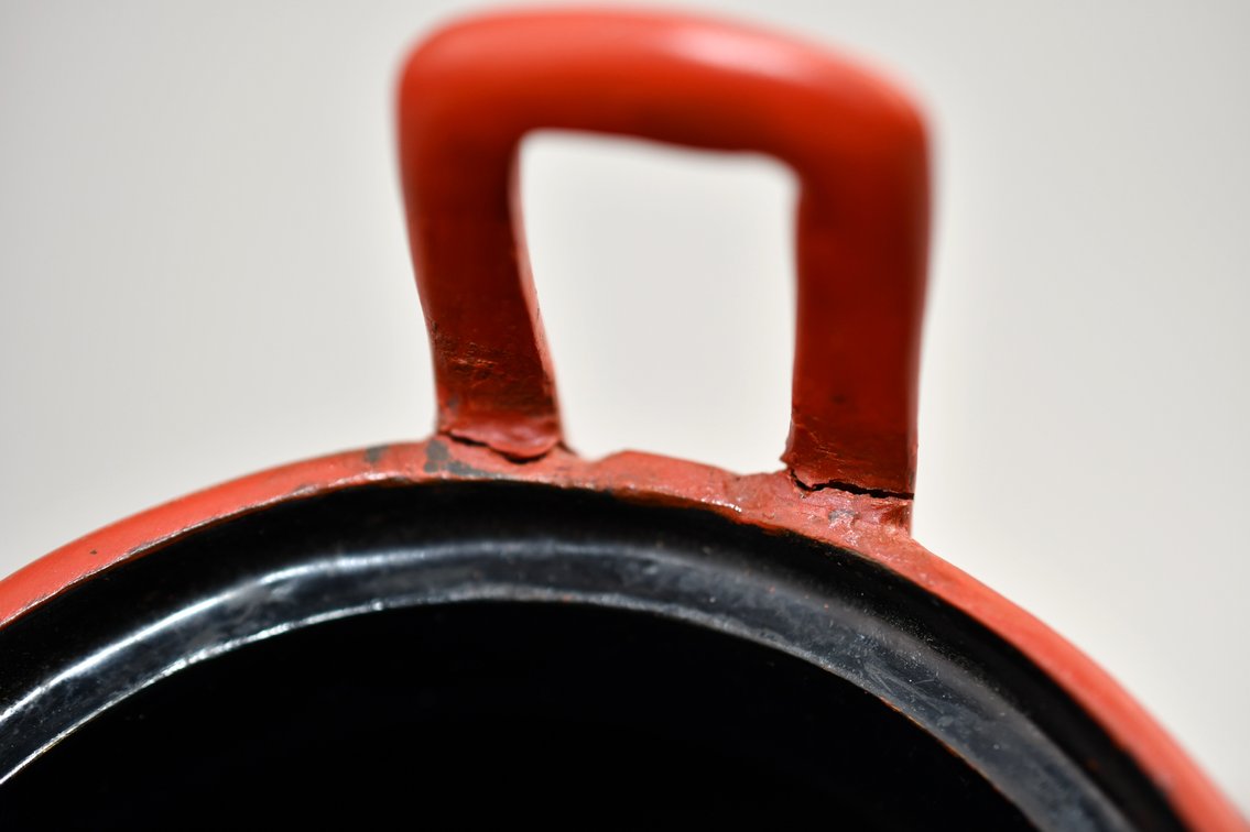 Carved Cinnabar Lacquer Tripod Censer, photo 13 of 16