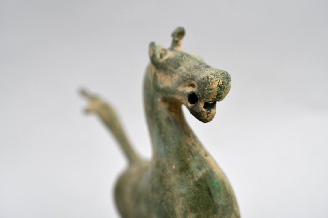 Bronze Flying Horse of Gansu Sculpture, photo 6 of 9