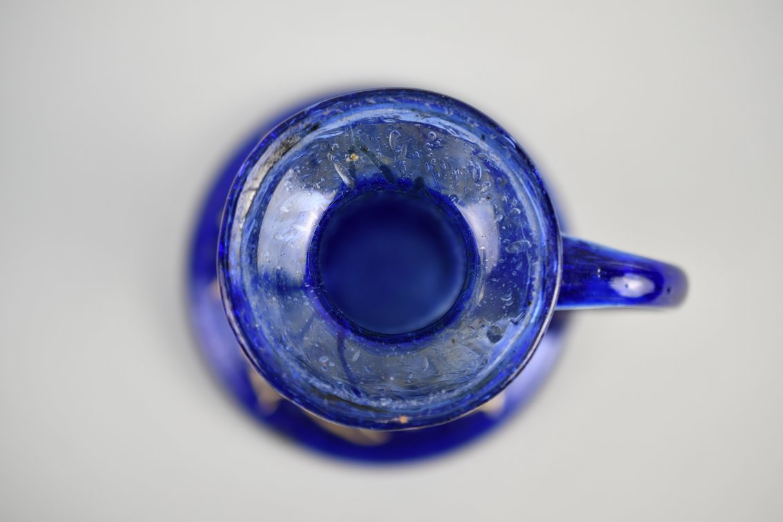 Vintage Enameled & Gilt Glass Pieces, photo 17 of 19