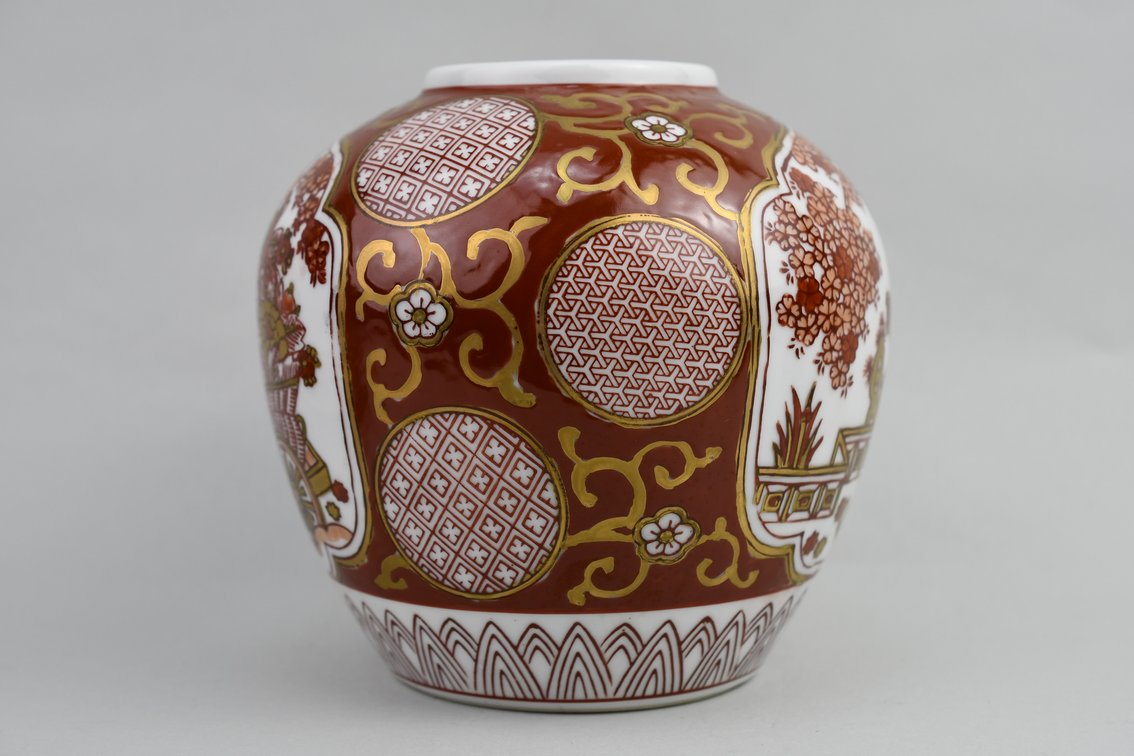 Japanese Gold Imari Hand-Painted Three-Piece Set, photo 5 of 19