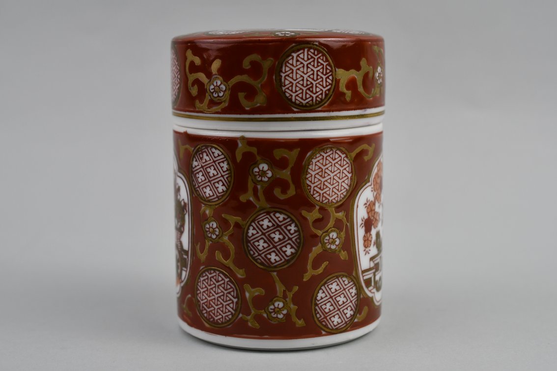 Japanese Gold Imari Hand-Painted Three-Piece Set, photo 16 of 19