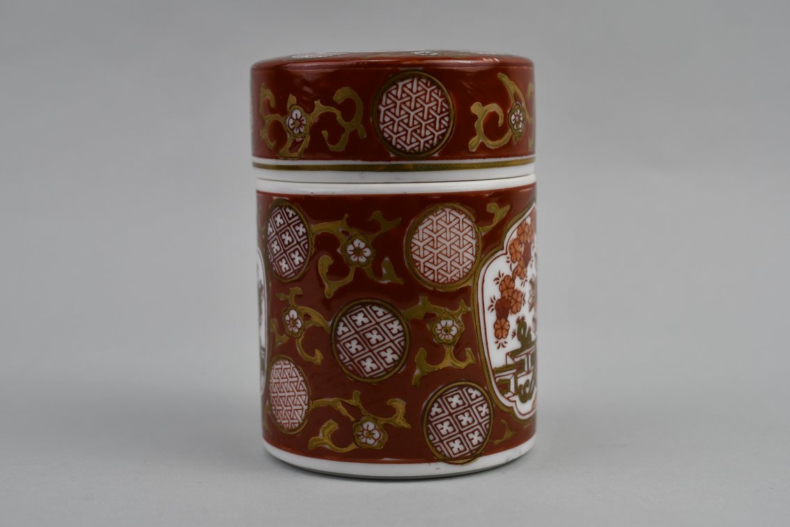 Japanese Gold Imari Hand-Painted Three-Piece Set, photo 14 of 19