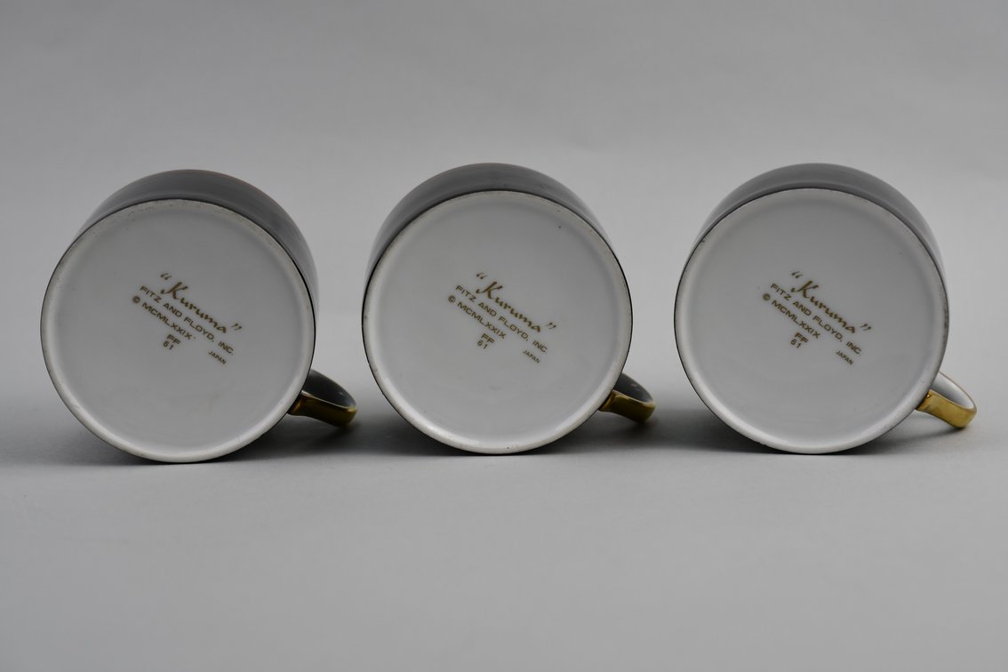 Fitz And Floyd Kuruma Teacups And Saucers, photo 10 of 19