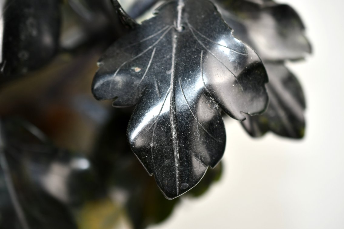 Gemstone Bonsai Tree In Cloisonné Planter, photo 7 of 26