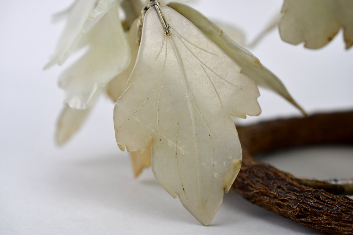 Carved Gemstone Floral Branch Arrangement, photo 8 of 11