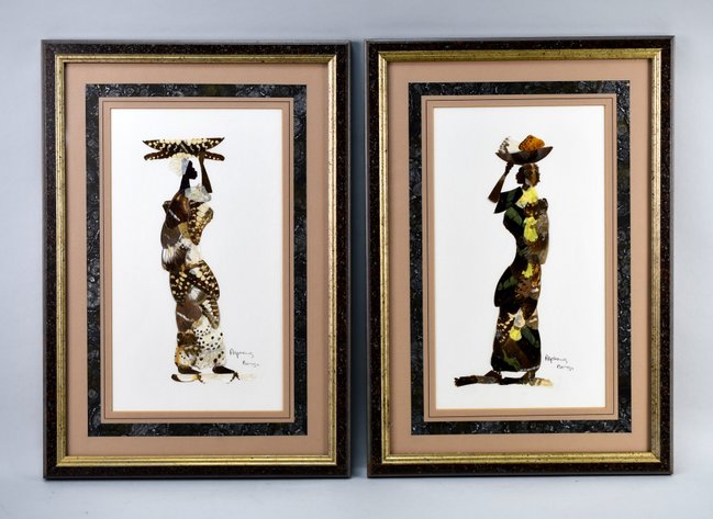 Alpheus Bonga Butterfly Wing Collages