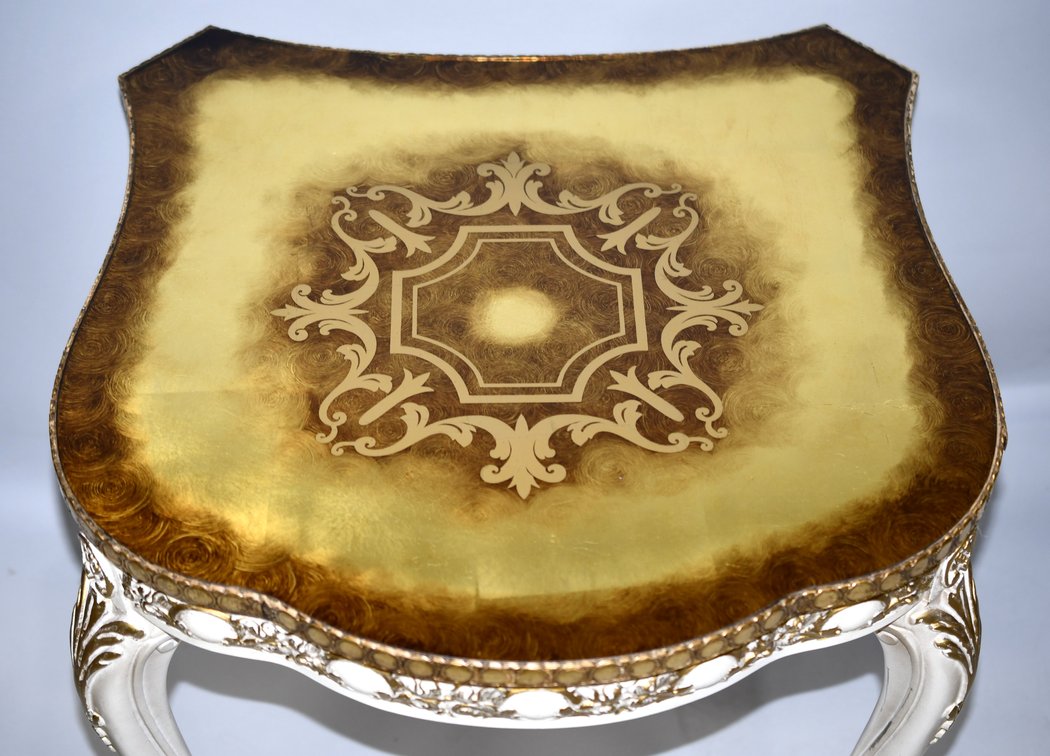 Vintage Italian Florentine Style Gilt End Tables, photo 3 of 26