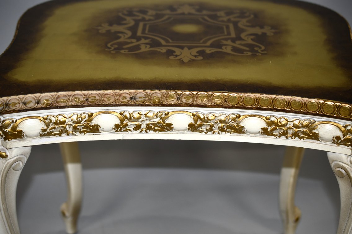 Vintage Italian Florentine Style Gilt End Tables, photo 12 of 26