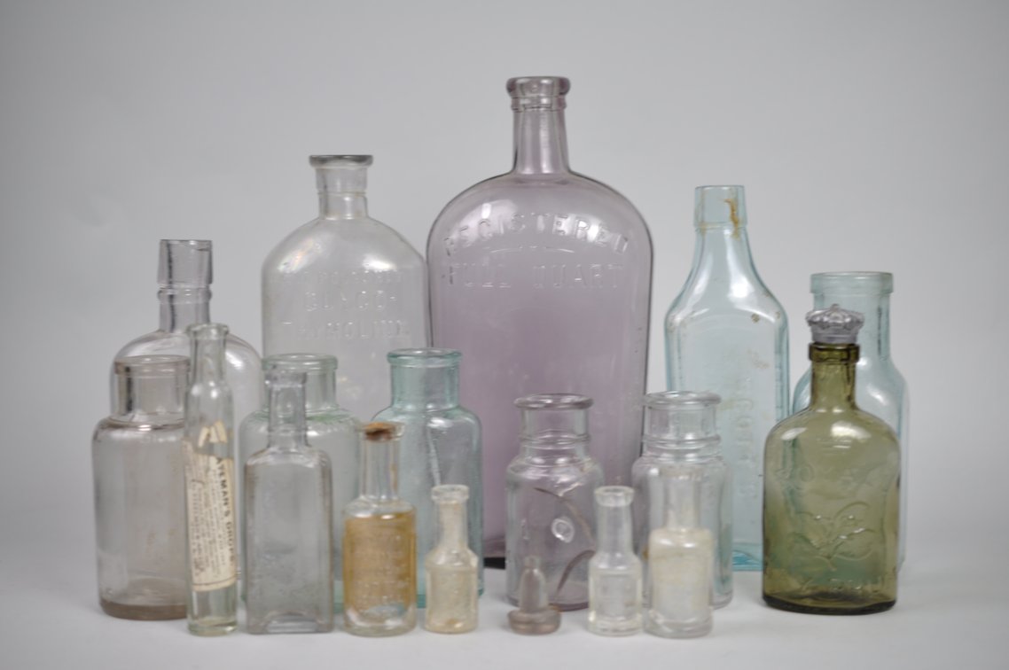 Manganese Glass Bottle Collection, photo 2 of 3