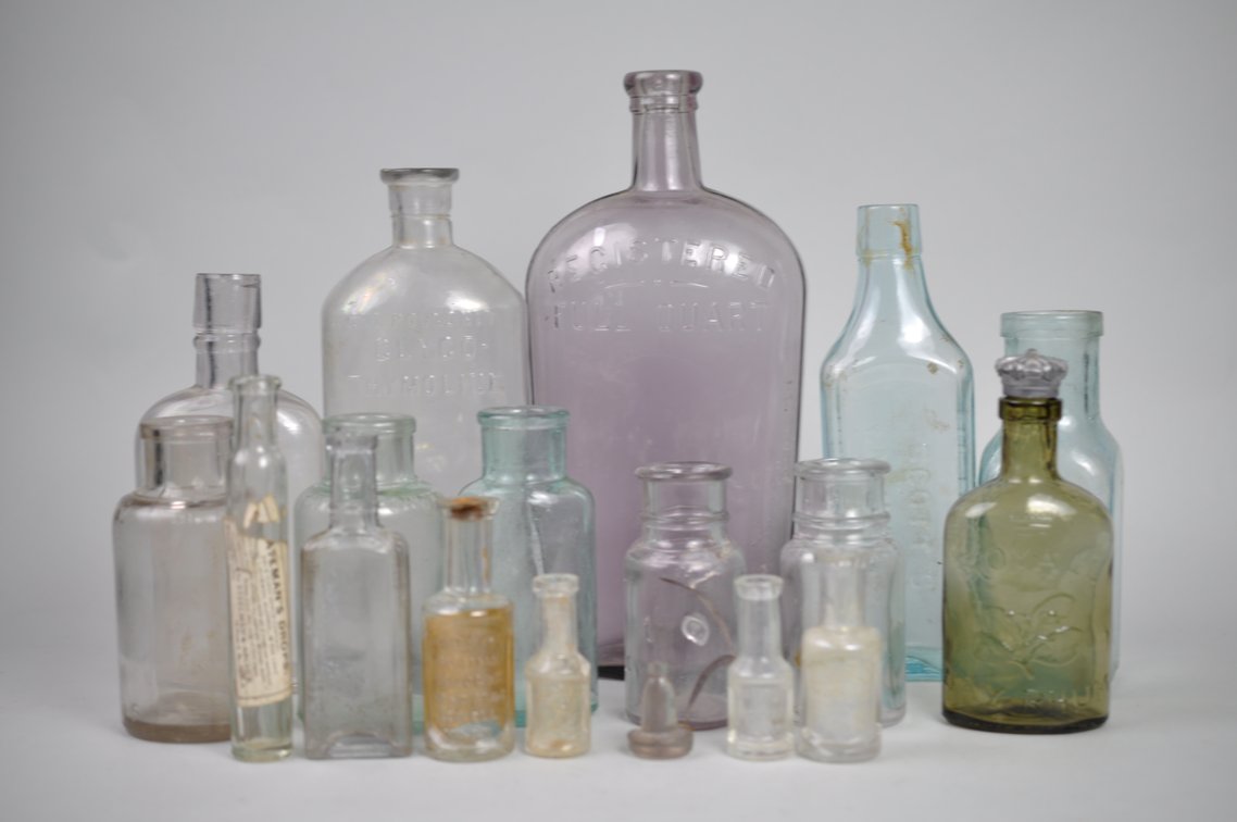 Manganese Glass Bottle Collection, photo 3 of 3
