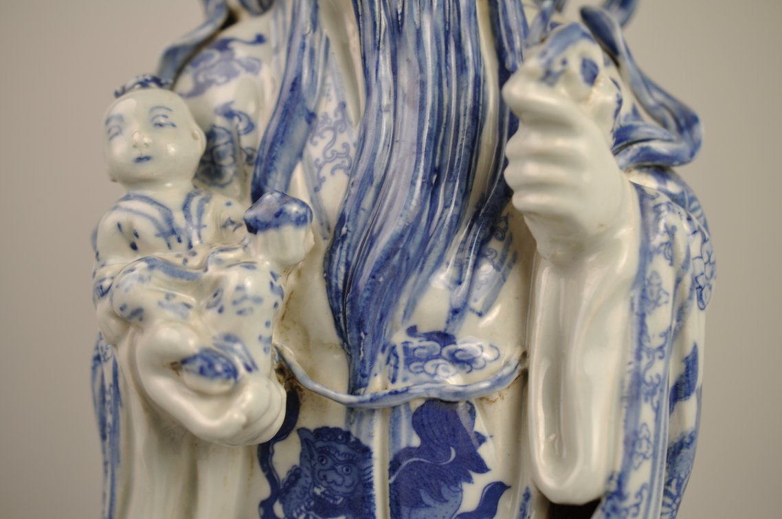 Large Fu Xing  Jingdezhen Porcelain Figure, photo 3 of 30