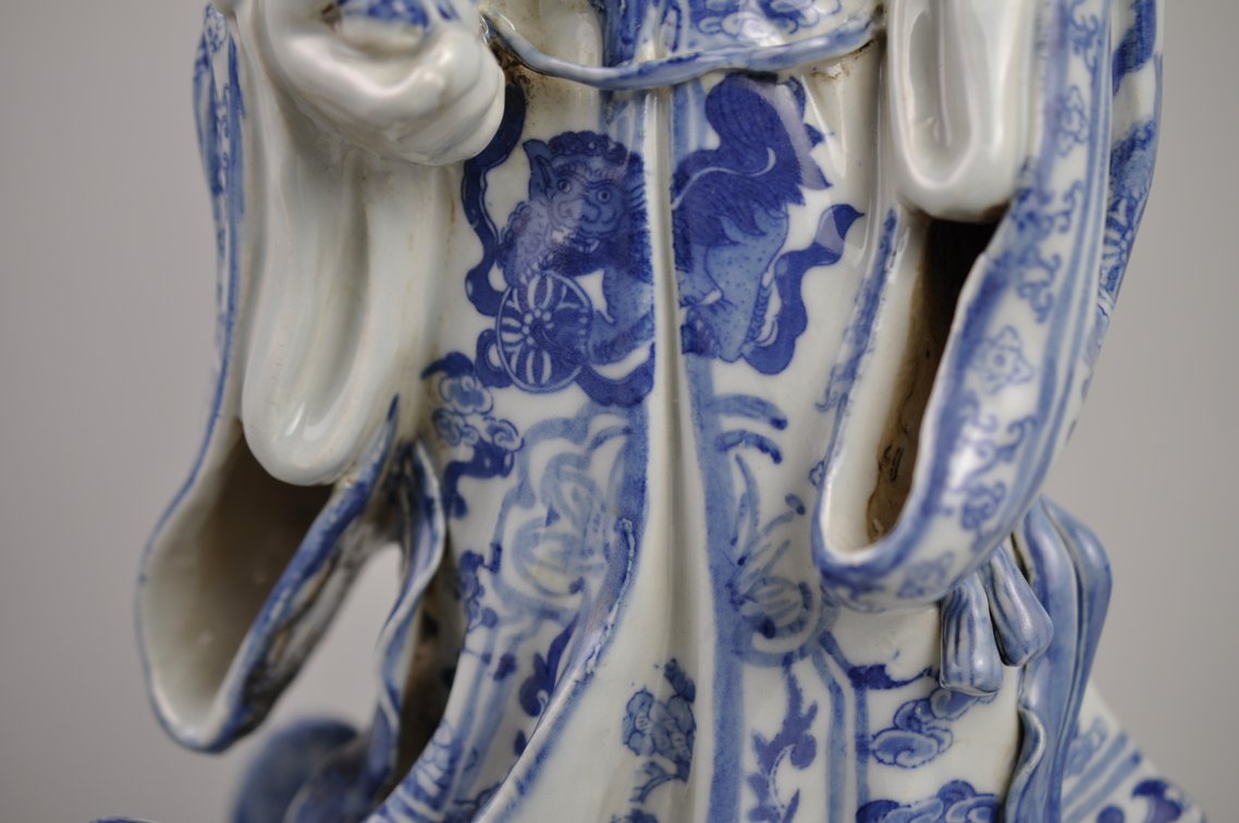 Large Fu Xing  Jingdezhen Porcelain Figure, photo 4 of 30