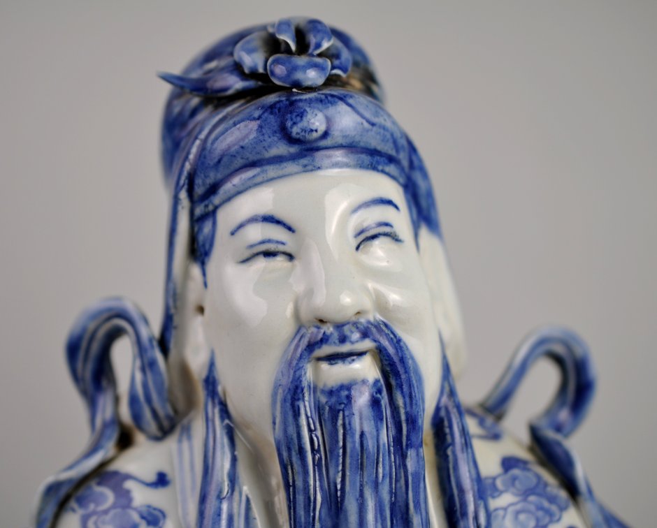 Large Fu Xing  Jingdezhen Porcelain Figure, photo 2 of 30