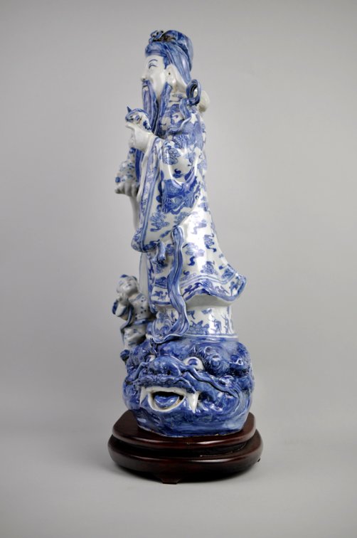 Large Fu Xing  Jingdezhen Porcelain Figure, photo 9 of 30