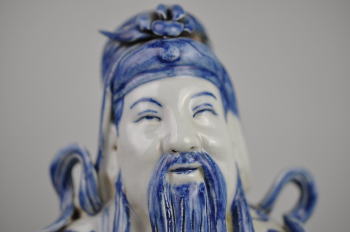 Large Fu Xing  Jingdezhen Porcelain Figure, photo 6 of 30