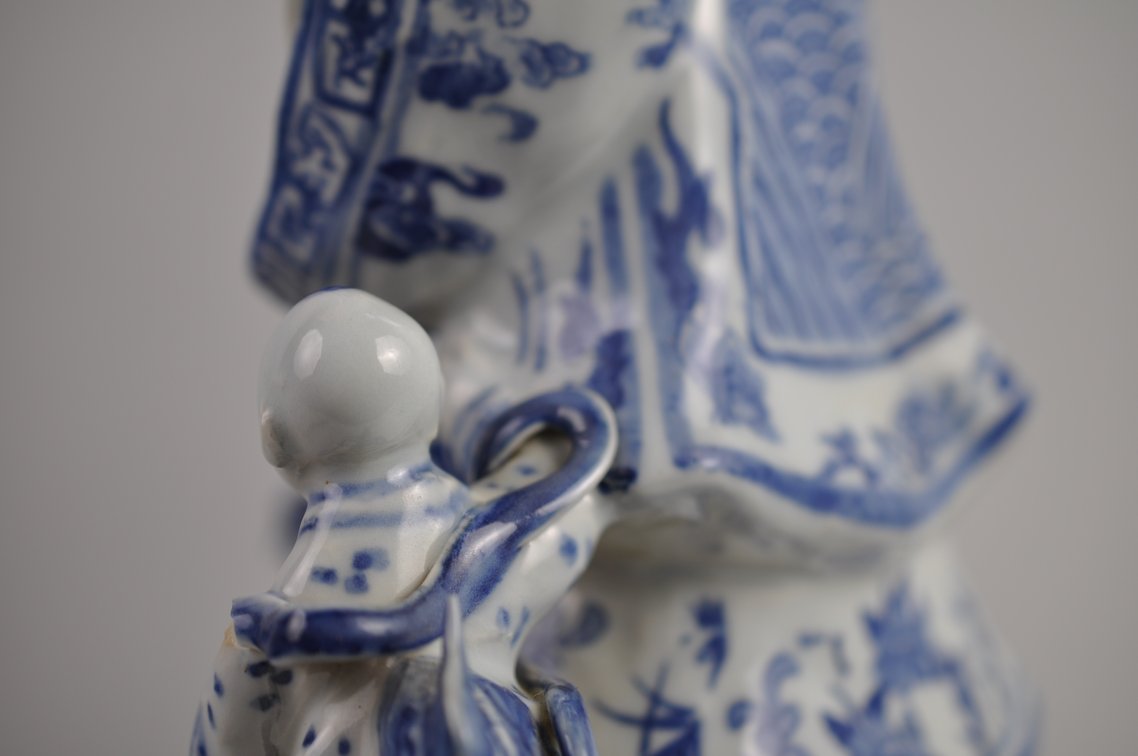 Large Lu Xing Jingdezhen Porcelain Figure, photo 12 of 27