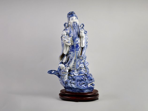 Large Fu Xing  Jingdezhen Porcelain Figure