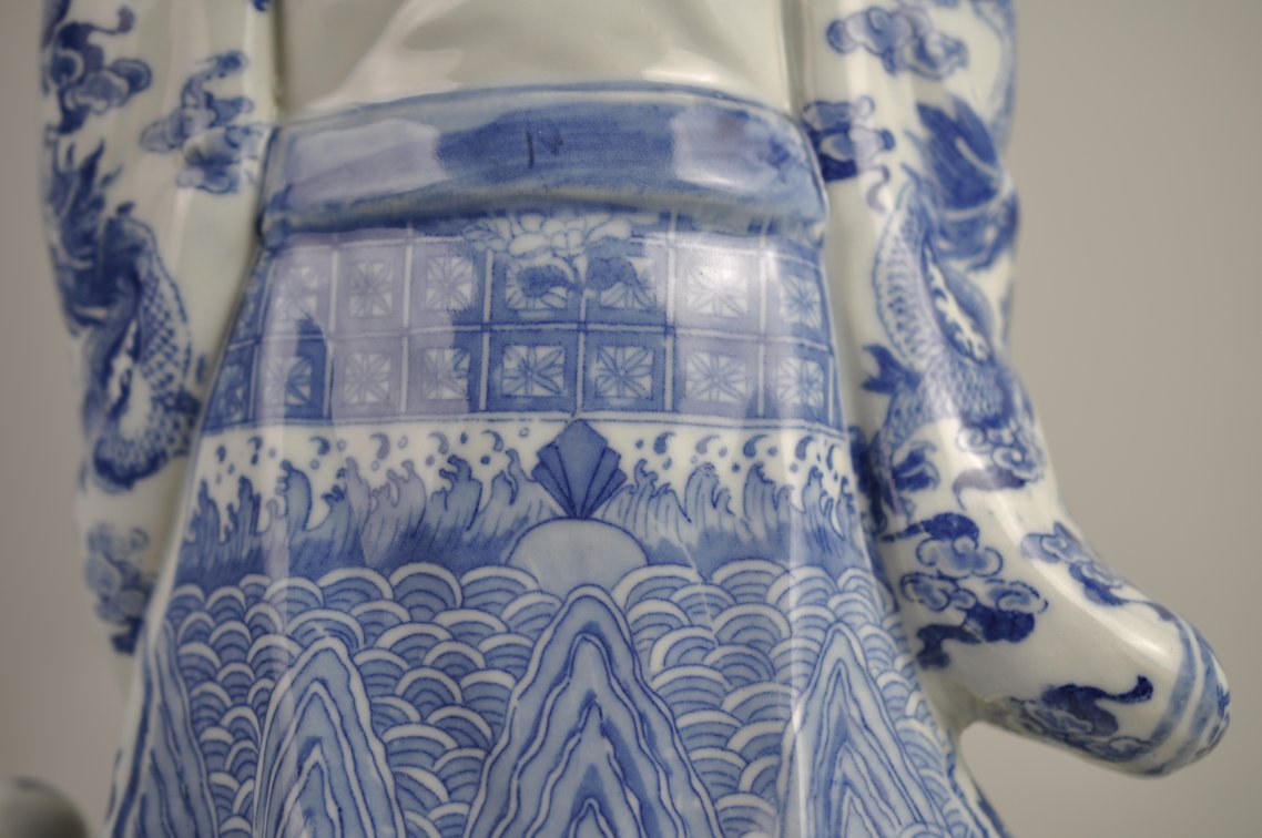 Large Lu Xing Jingdezhen Porcelain Figure, photo 17 of 27