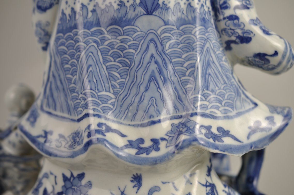 Large Lu Xing Jingdezhen Porcelain Figure, photo 18 of 27
