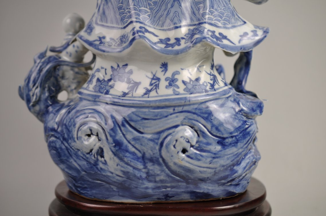 Large Lu Xing Jingdezhen Porcelain Figure, photo 19 of 27