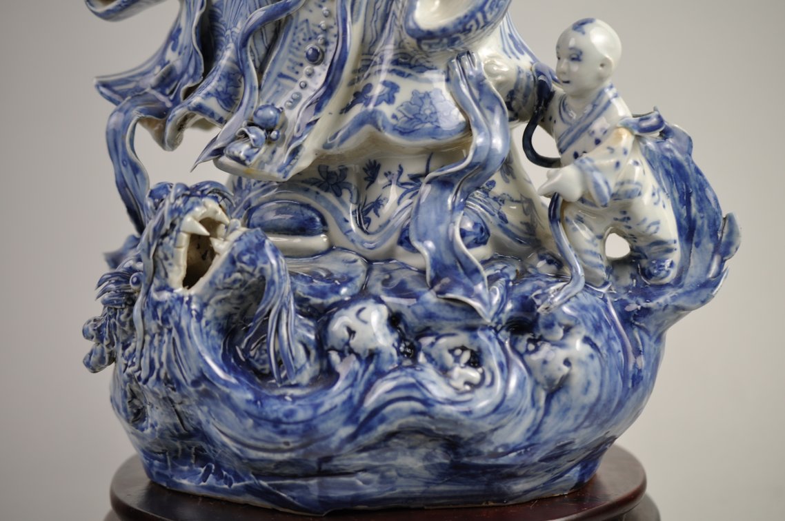 Large Lu Xing Jingdezhen Porcelain Figure, photo 5 of 27