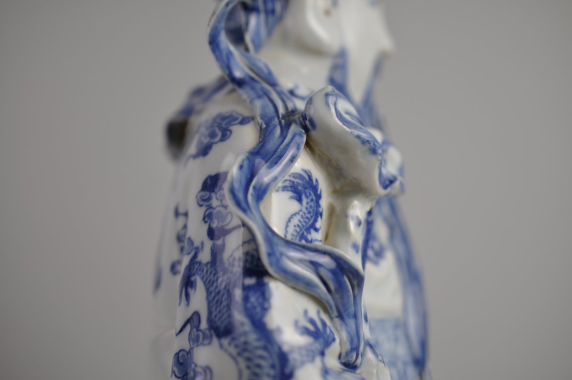 Large Lu Xing Jingdezhen Porcelain Figure, photo 22 of 27