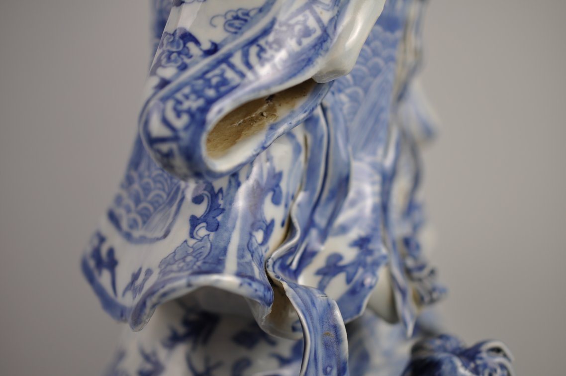 Large Lu Xing Jingdezhen Porcelain Figure, photo 24 of 27