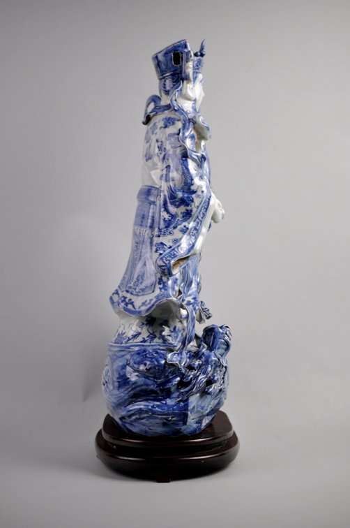 Large Lu Xing Jingdezhen Porcelain Figure, photo 20 of 27