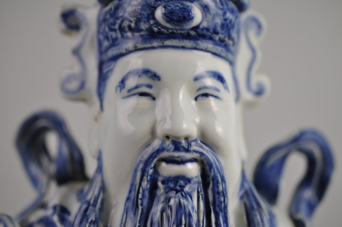 Large Lu Xing Jingdezhen Porcelain Figure, photo 6 of 27