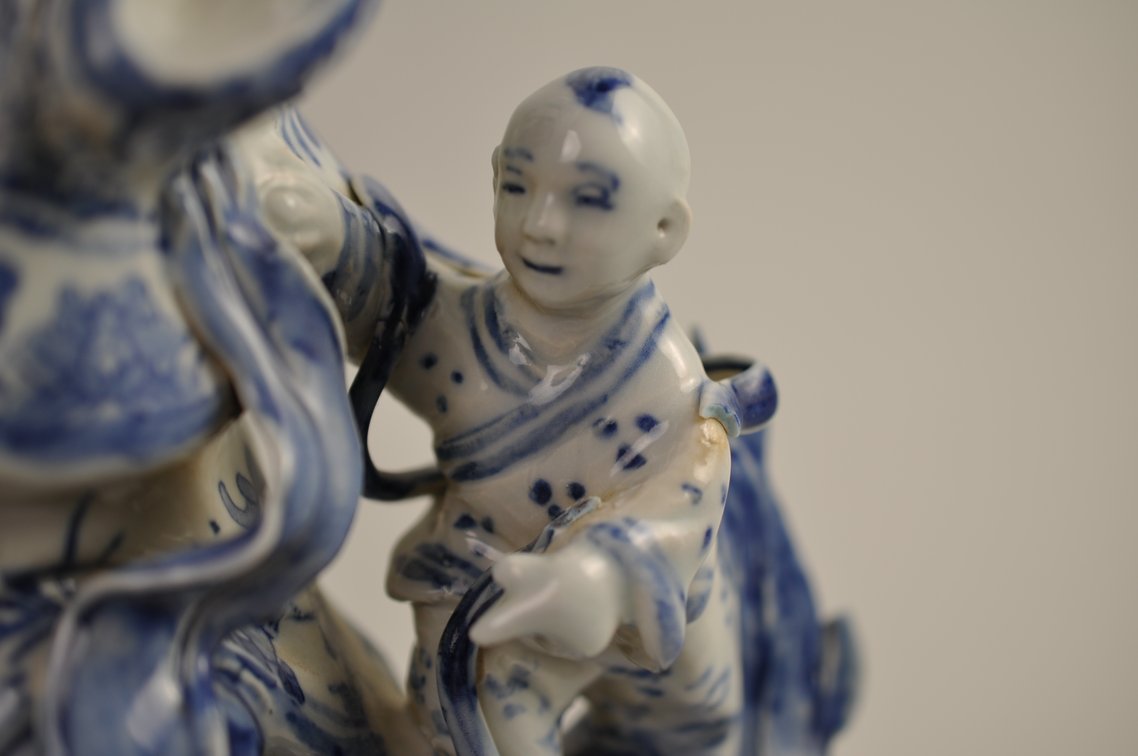 Large Lu Xing Jingdezhen Porcelain Figure, photo 7 of 27