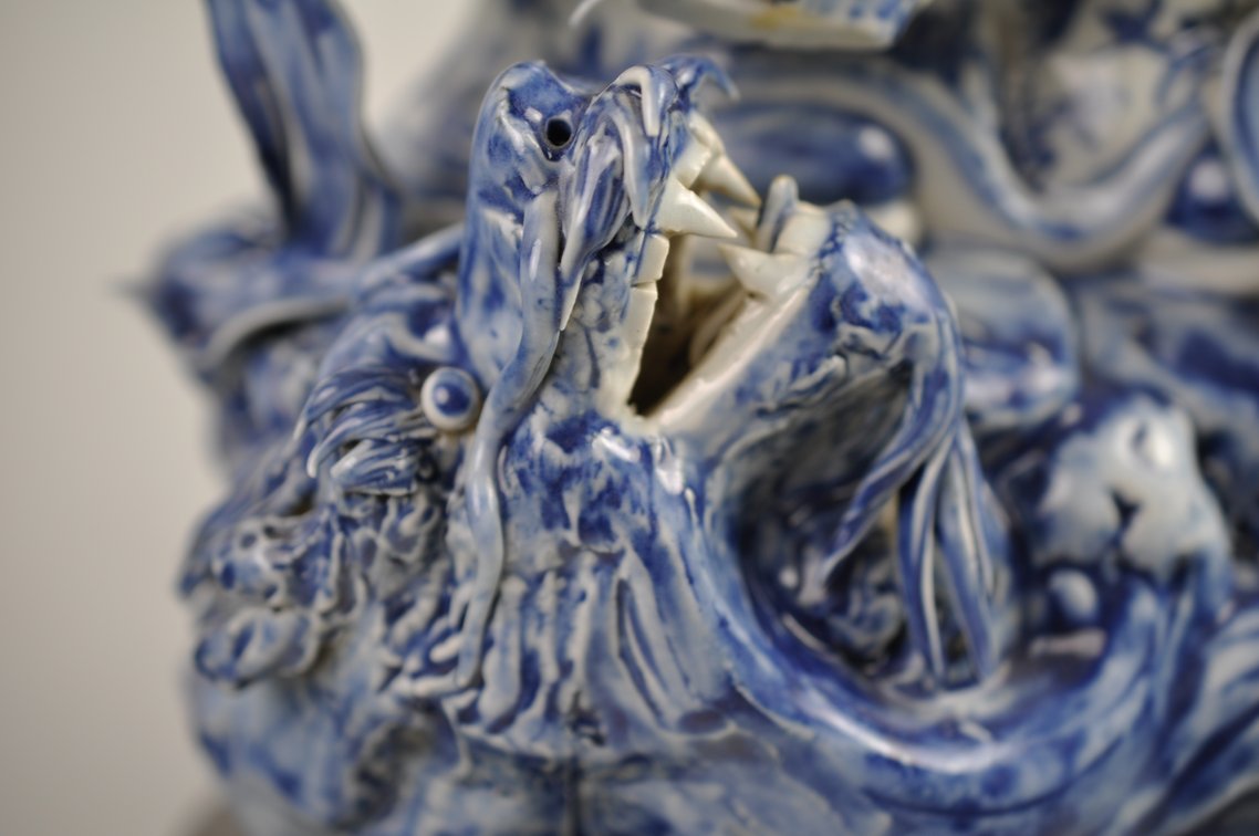 Large Lu Xing Jingdezhen Porcelain Figure, photo 8 of 27