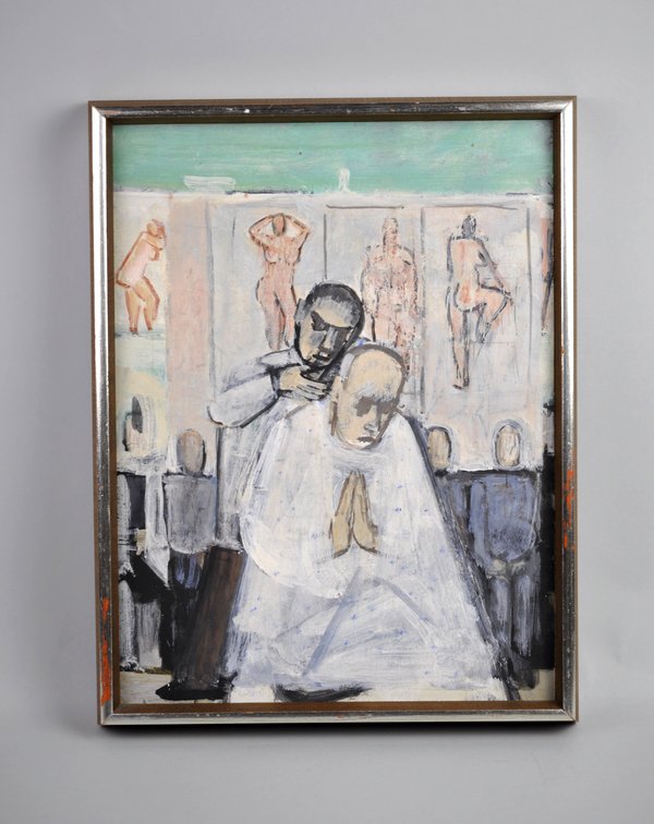 Barbershop - Joseph DeMartini c.1950, photo 2 of 7