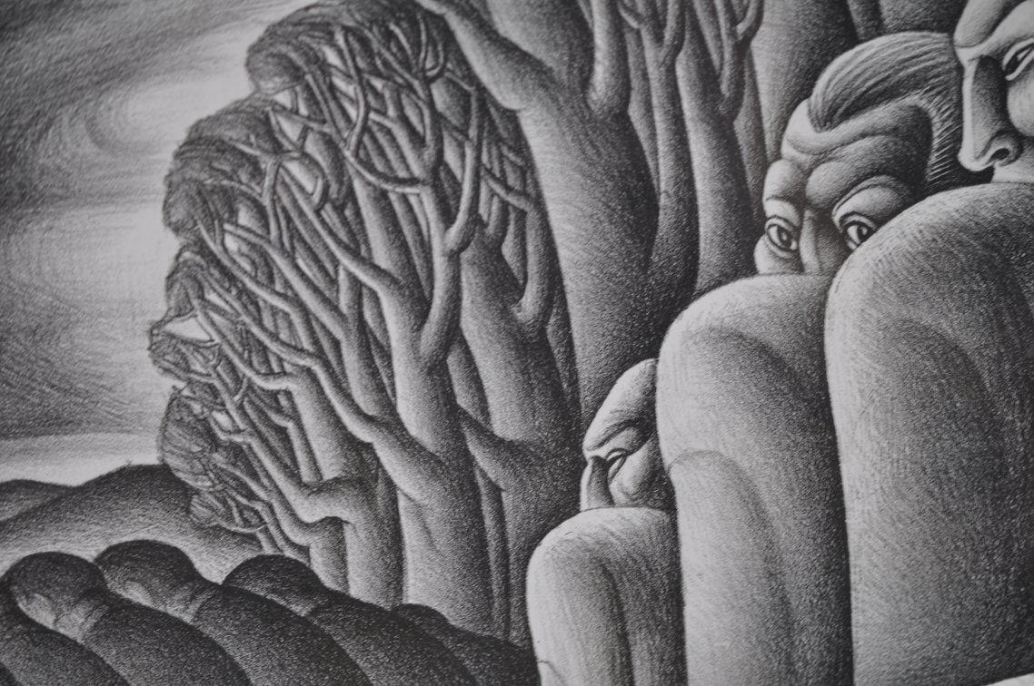 Fabian Zaccone Men's Journey 1939 Lithograph, photo 8 of 11