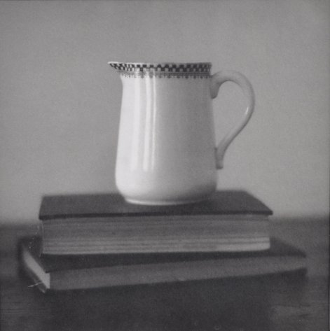 Tomio Seike Books and Jar Platinum Print